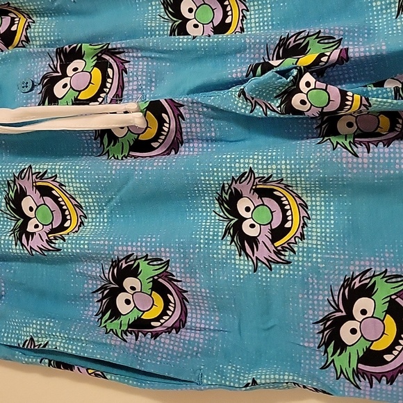 NWT: Disney Parks Mens/Unisex Muppets Animal Drawstring Pajama Shorts - Picture 4 of 10
